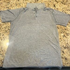 Lulu collard shirt-grey